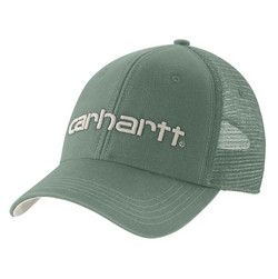 Carhartt Canvas trucker cap met grafisch logo - Groen