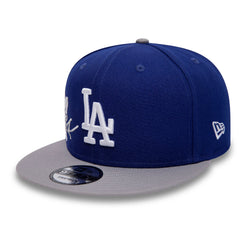 New Era LA Dodgers Side Font Blue 9FIFTY Snapback Cap