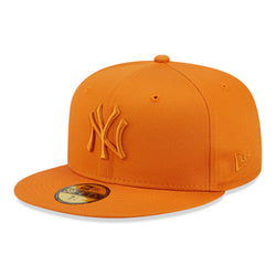 New Era New York Yankees League Essential Orange 59FIFTY Fitted Cap
