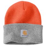 Carhartt Watch Hat Beanie Muts - Bright Orange/H.Grey