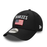 New Era New York Yankees Team Flag Black 9FORTY Cap