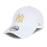 New Era New York Yankees Metallic Logo White 9FORTY Cap