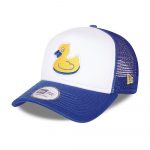New Era Akron Rubber Ducks - MiLB - A Frame Adjustable Trucker Cap - Blue