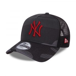 New Era New York Yankees City Camo Kids Grey 9FORTY Trucker Cap