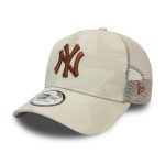 New Era New York Yankees Print Stone A-Frame Trucker Cap