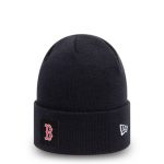 New Era Boston Red Sox Team Logo Navy Cuff Beanie Hat