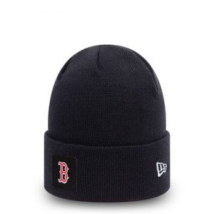 New Era Boston Red Sox Team Logo Navy Cuff Beanie Hat