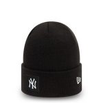 New Era New York Yankees Team Logo Black Cuff Beanie Muts