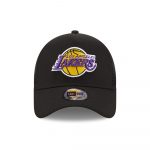 New Era LA Lakers NBA Black Base A-Frame Trucker Cap