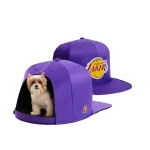 Los Angeles Lakers Nap Cap Premium Dog Bed - Medium