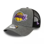 New Era LA Lakers Jersey Essential Grey A-Frame Trucker Cap