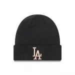 la-dodgers-metallic-logo-womens-black-cuff-beanie-hat-60184811-left