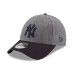 New Era New York Yankees Melton Crown Grey 9FORTY Cap