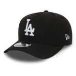 New Era LA Dodgers Black 9FIFTY Stretch Snap Cap