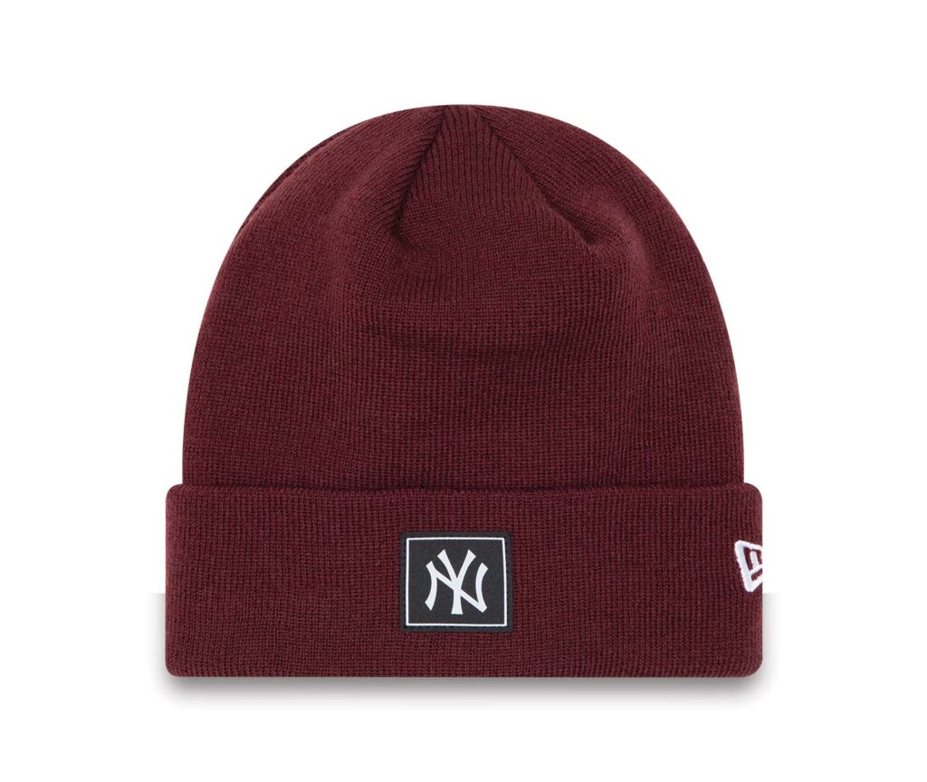 New Era New York Yankees Team Cuff Dark Purple Beanie Hat