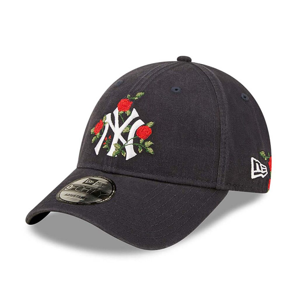 New York Yankees Flower Blue 9FORTY Adjustable Cap
