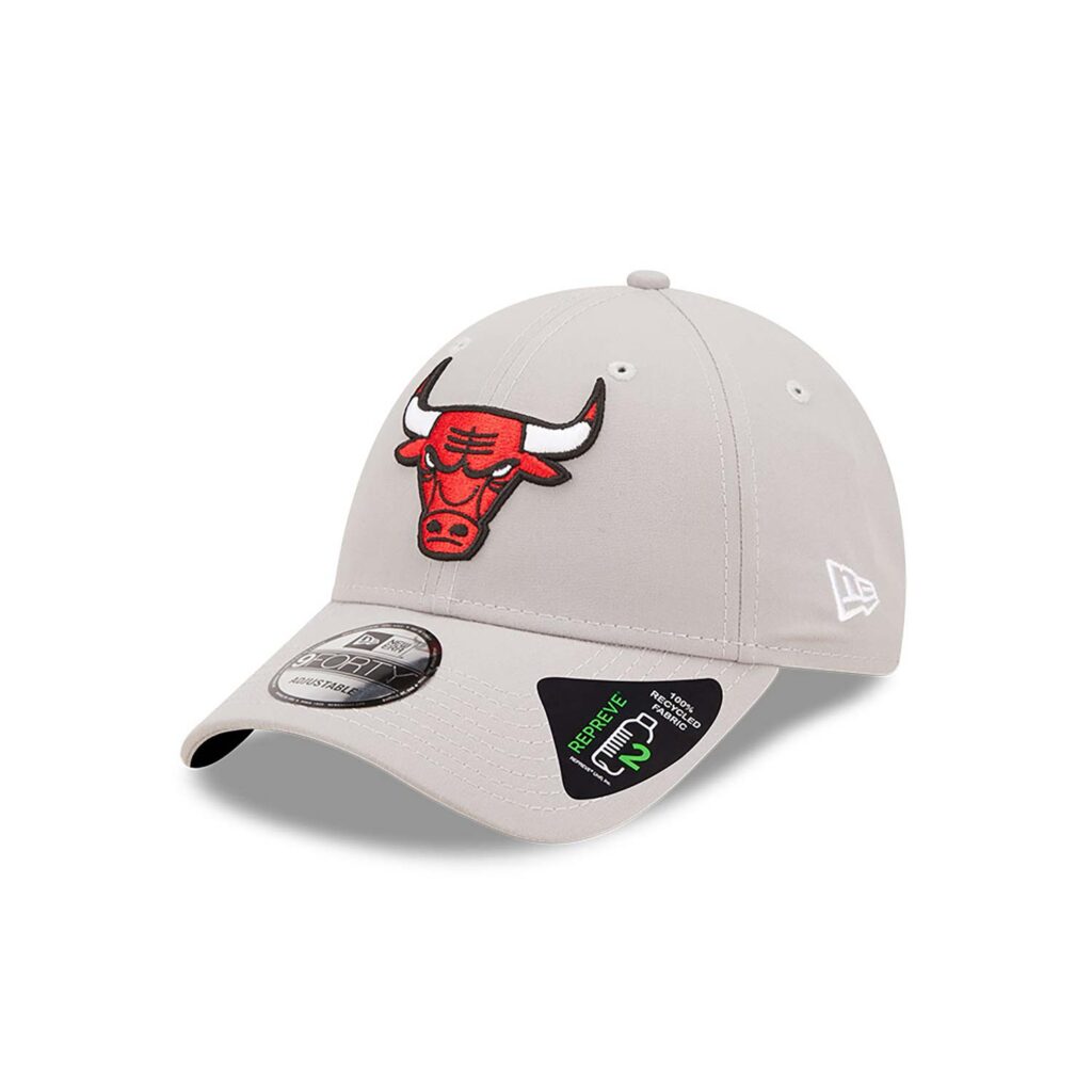 Chicago Bulls Repreve Grey 9FORTY Adjustable Cap