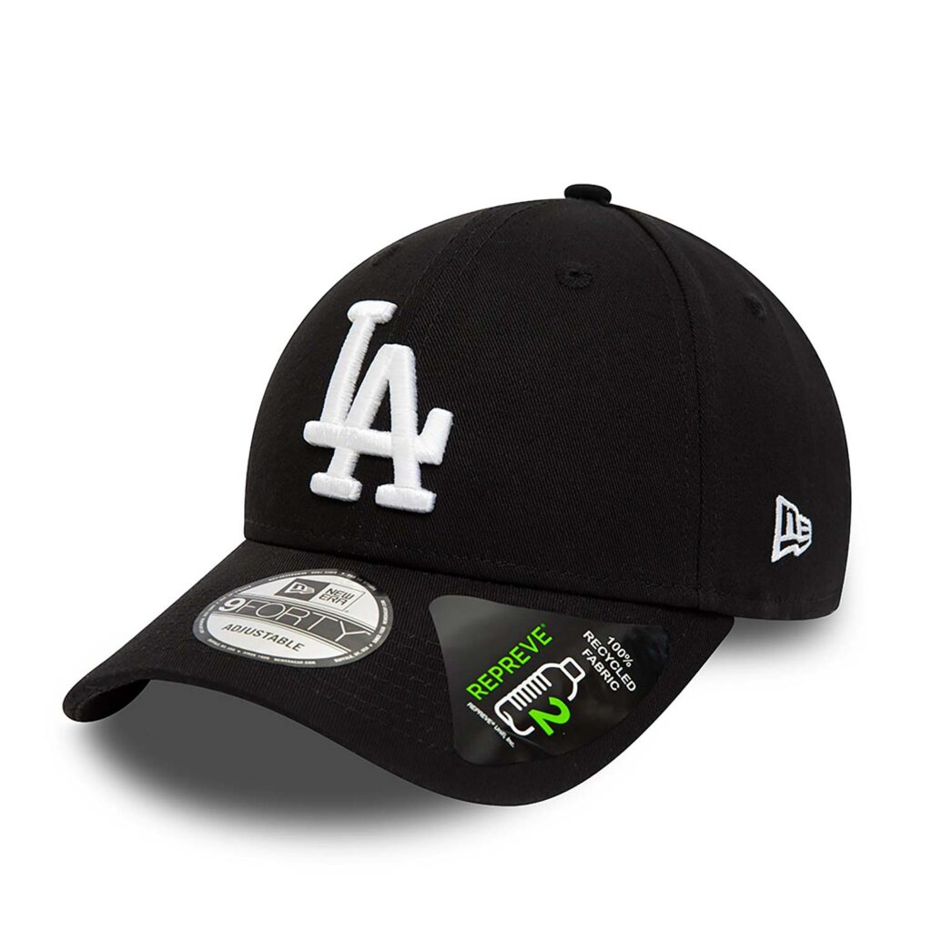 LA Dodgers Repreve League Essential Black 9FORTY Adjustable Cap