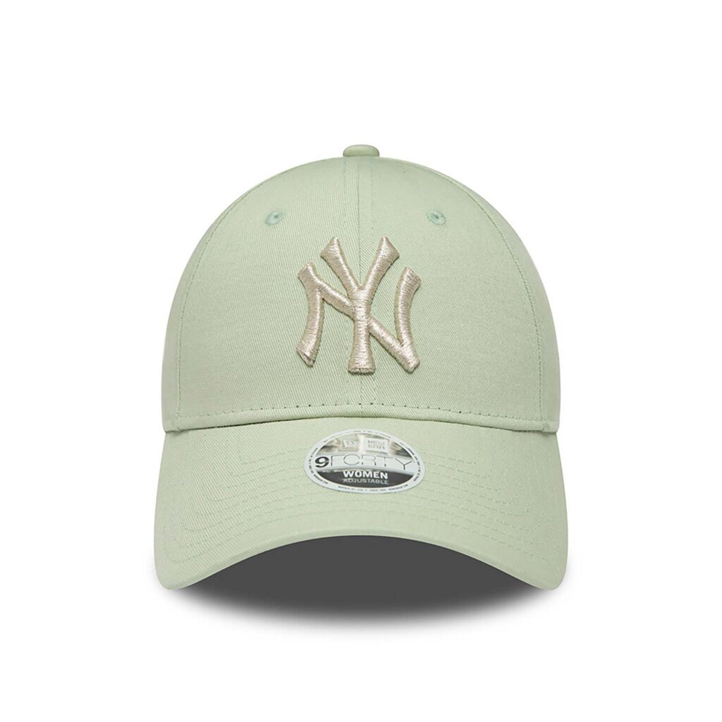 new-york-yankees-womens-metallic-logo-green-9forty-adjustable-cap-60298679-right