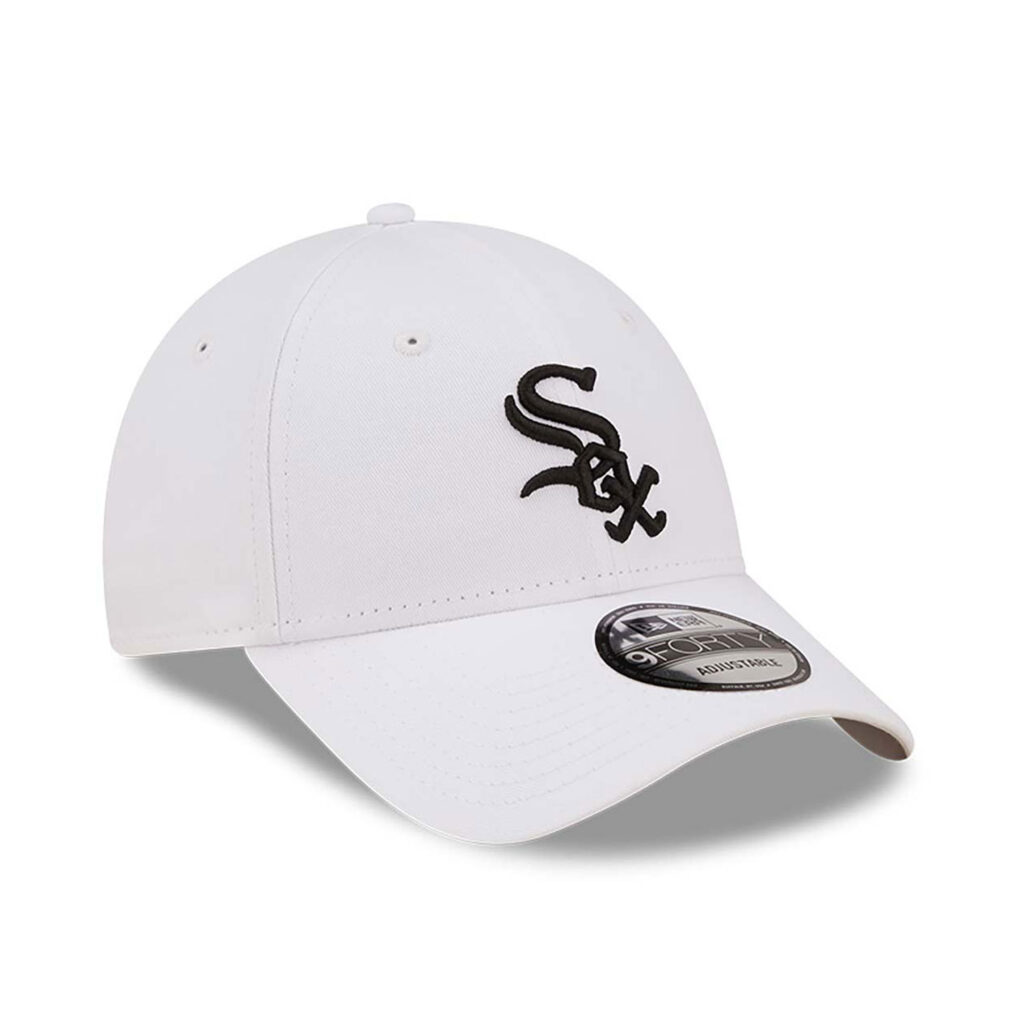 Chicago White Sox League Essential White 9FORTY Adjustable Cap-back