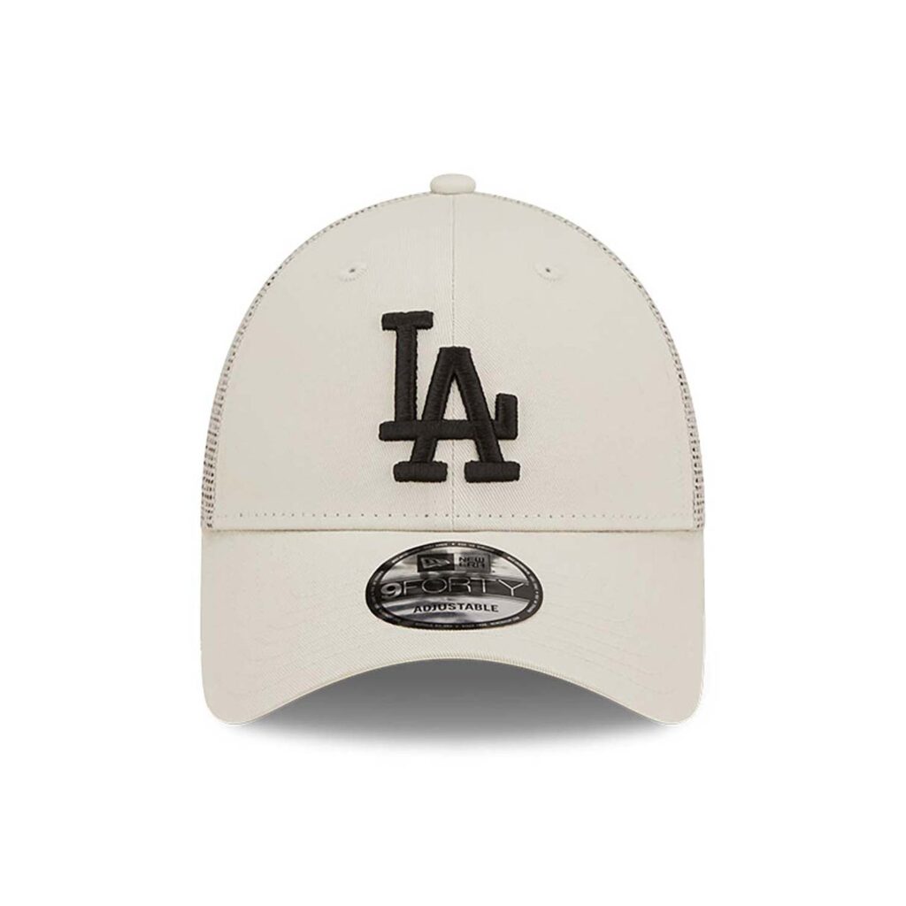 LA Dodgers Home Field Cream 9FORTY A-Frame Trucker Cap-right