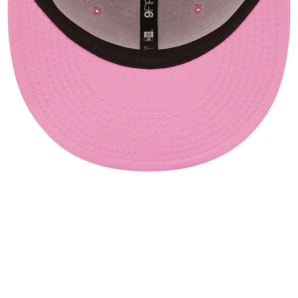 LA Dodgers League Essential Pink 9FIFTY Snapback Cap-bottom