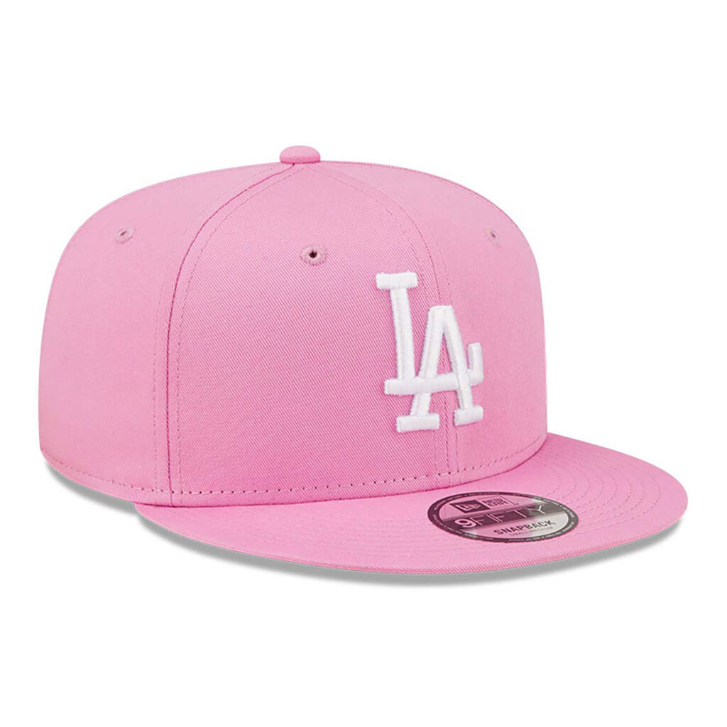LA Dodgers League Essential Pink 9FIFTY Snapback Cap-right