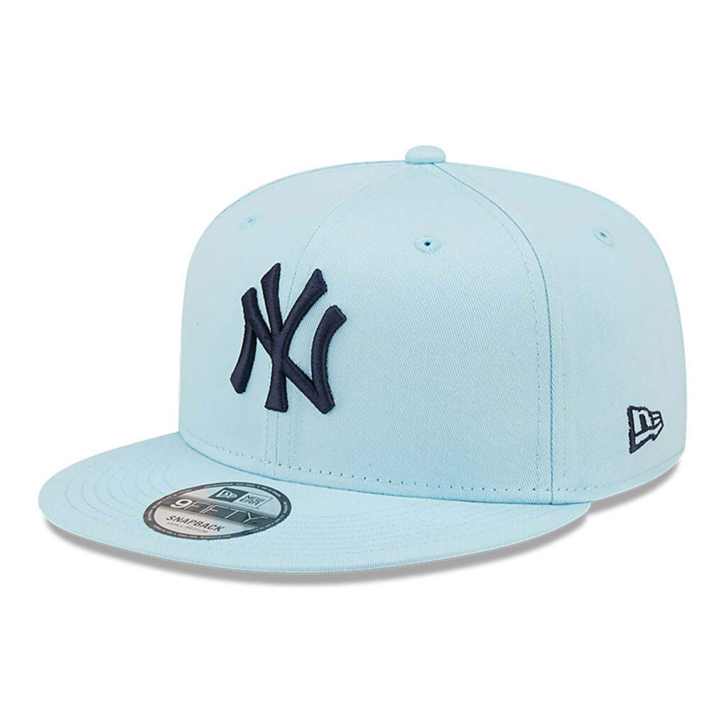 New York Yankees League Essential Blue 9FIFTY Snapback Cap-left