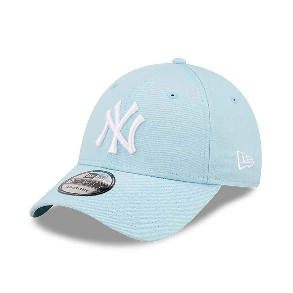 New York Yankees League Essential Blue 9FORTY Adjustable Cap-left
