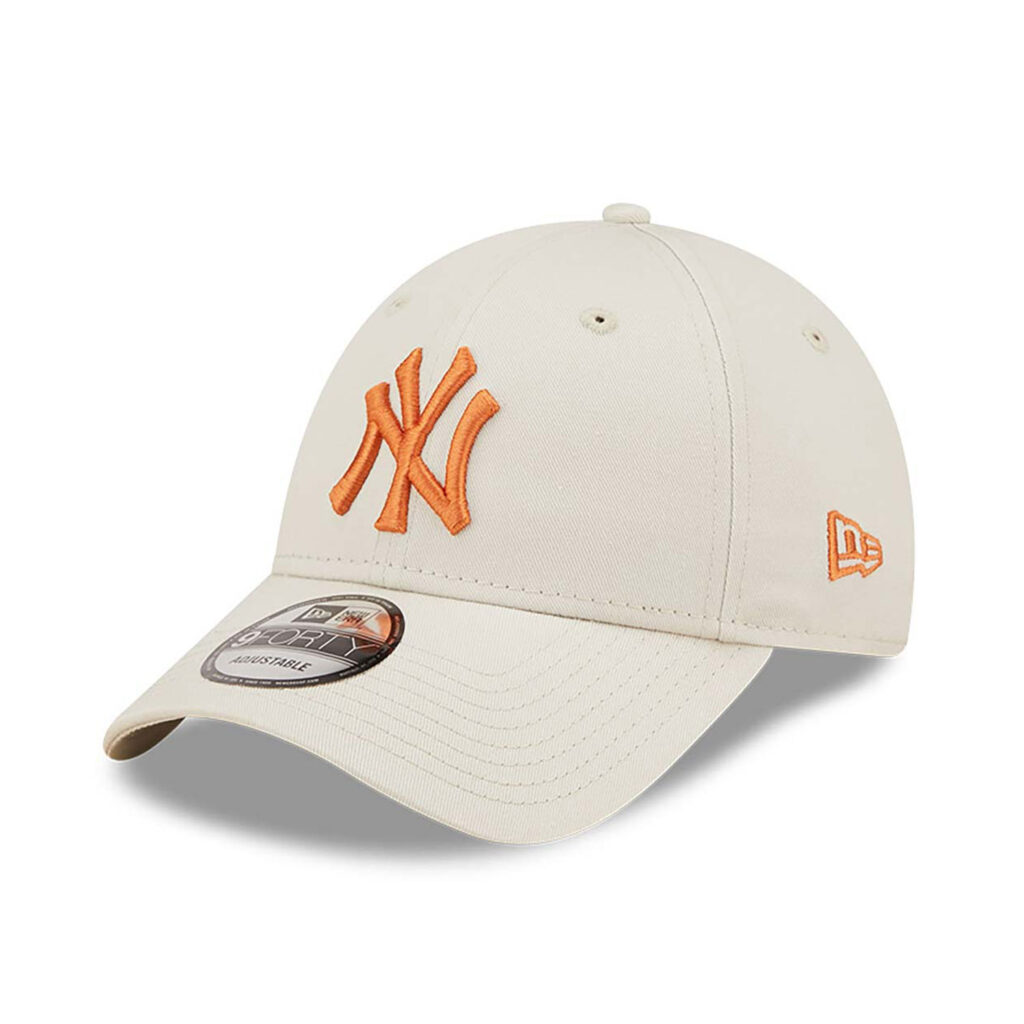 New York Yankees League Essential Cream 9FORTY Adjustable Cap-left