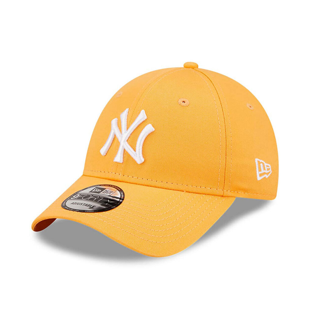 New York Yankees League Essential Orange 9FORTY Adjustable Cap-left