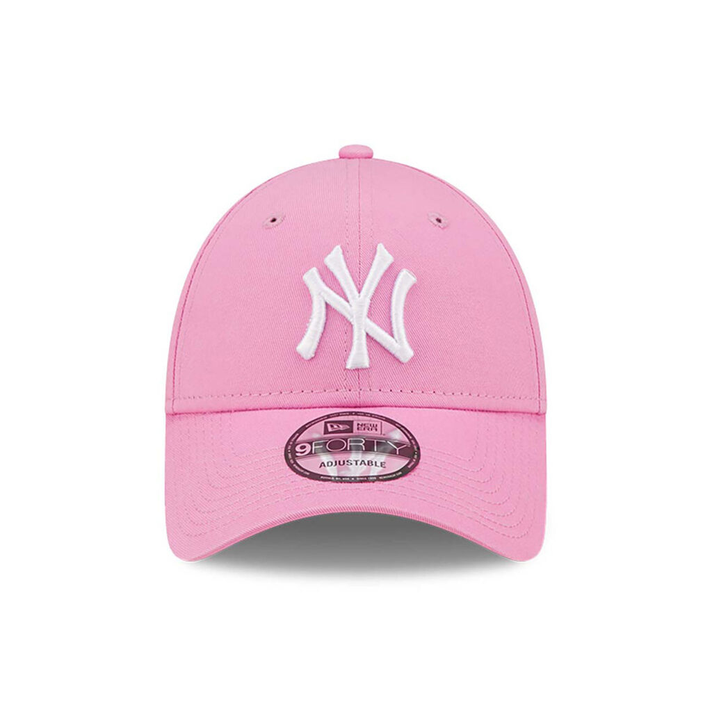 New York Yankees League Essential Pink 9FORTY Adjustable Cap-right