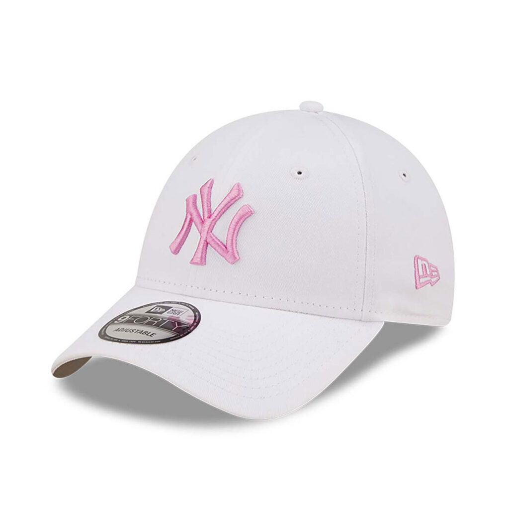 New York Yankees League Essential White 9FORTY Adjustable Cap-left