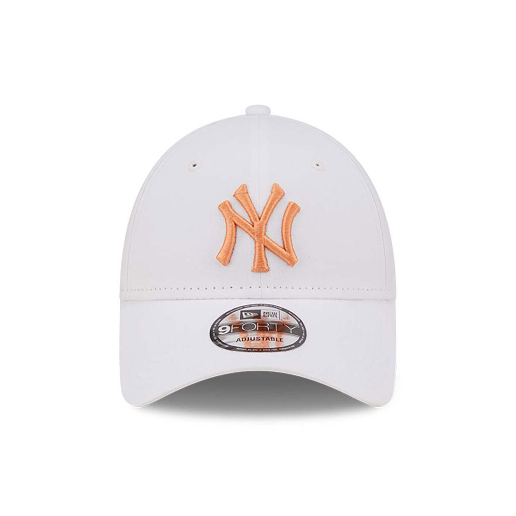 New York Yankees League Essential White-Gold 9FORTY Adjustable Cap-right