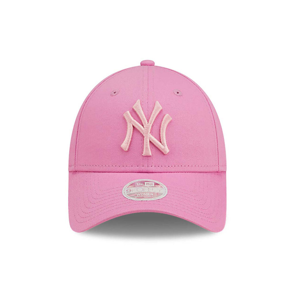 New York Yankees Womens League Essential Pink 9FORTY Adjustable Cap-right