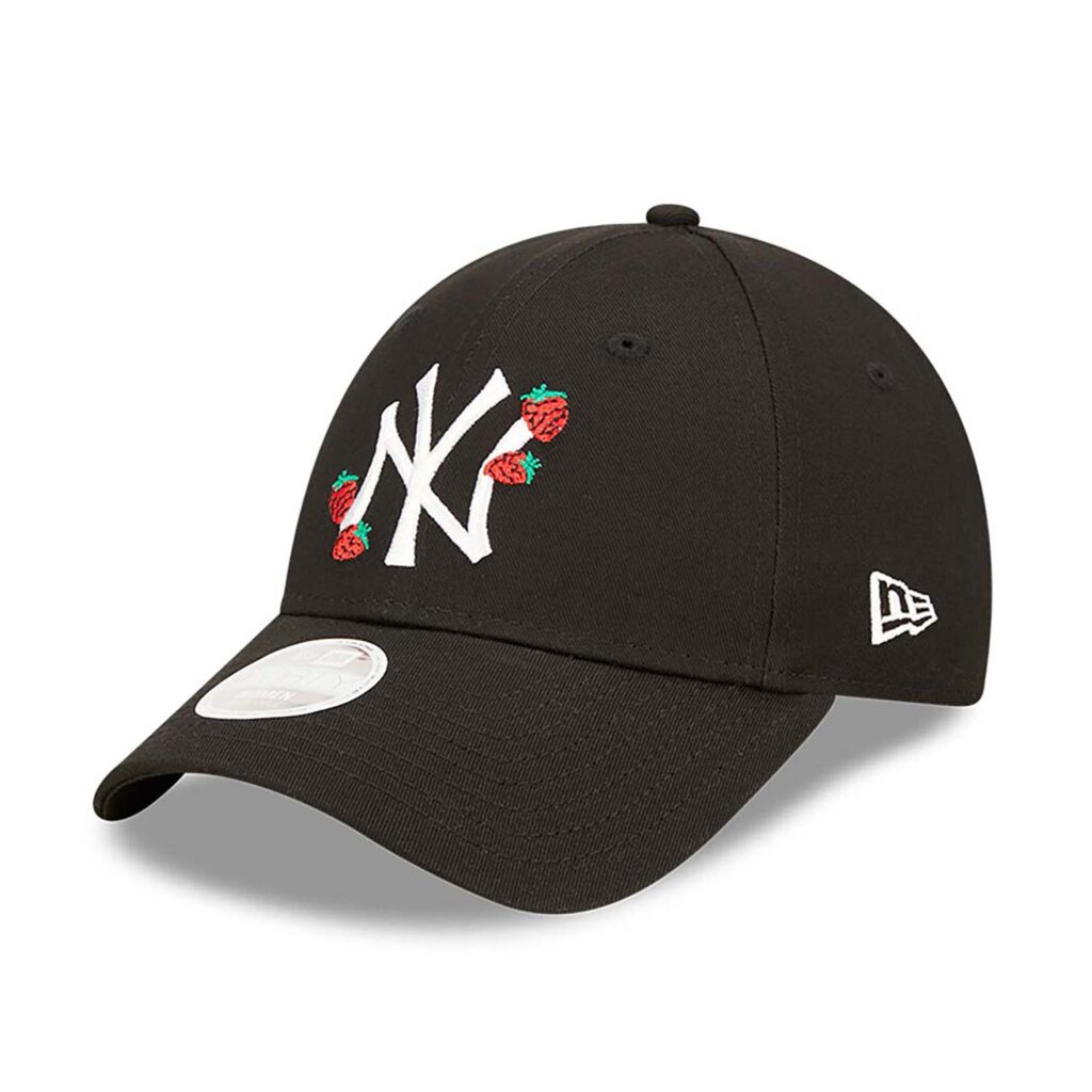 New York Yankees Womens Strawberry Black 9FORTY Adjustable Cap